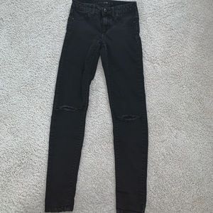 Joes Black Jeans w/ rips in knee (Girls)